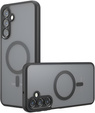 Etui do Samsung Galaxy A34 5G, do MagSafe, ERBORD Matt Case, czarny + Szkło na ekran