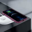 Etui do iPhone 12 Pro Max, ERBORD Impact Guard, bordowe