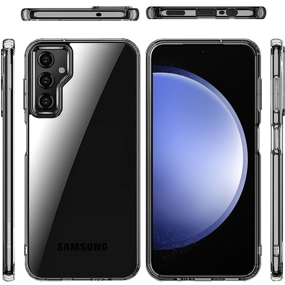 Etui do Samsung Galaxy S23 FE, Fusion Hybrid, przezroczyste