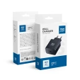 Ładowarka sieciowa Blue Star 3A 20W, USB-C, Czarna