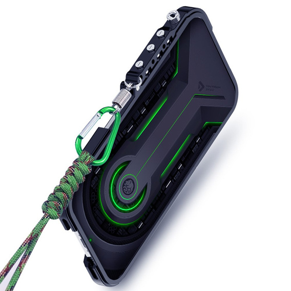 Aluminiowe etui ochronne bumper do Samsung Galaxy A36 5G – czarne