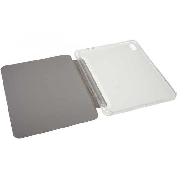 Etui do iPad 11" 2025 A16 (11 gen.) / iPad 10.9" 2022 (10 gen.), Pencil Hybrid, z miejscem na rysik, szare