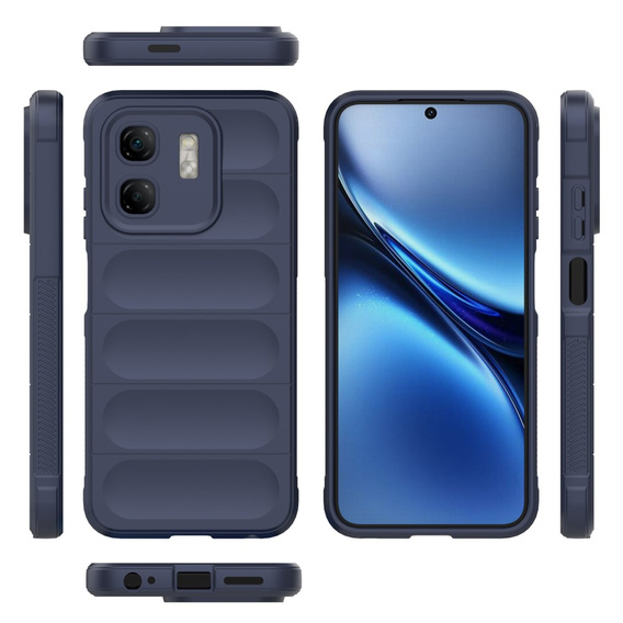 Etui do Infinix Hot 50i 4G, Gaming Shockproof, granatowe