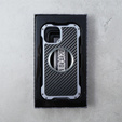 Etui R-JUST do iPhone 13 Pro, pancerne, do MagSafe, czarne