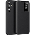Etui z klapką do Samsung Galaxy S24+ Plus, Smart View Wallet, czarne