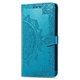 Etui z klapką do Oppo Reno8 T, Mandala, niebieskie