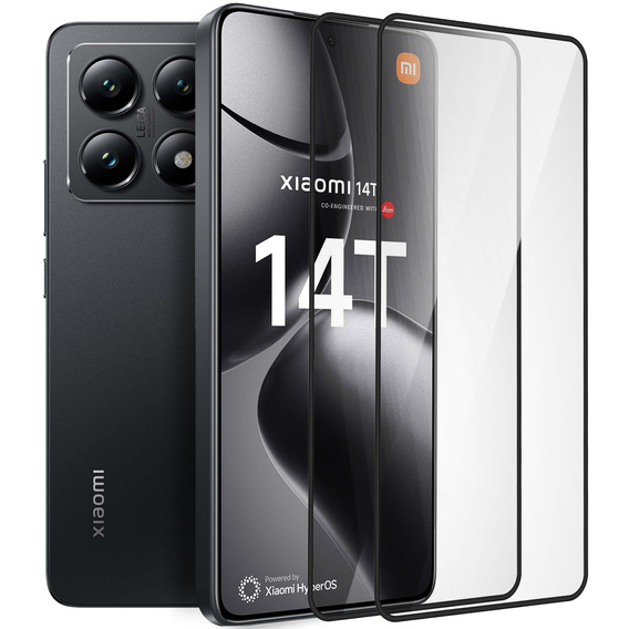 2x Szkło Hartowane ERBORD 3D do Xiaomi 14T / 14T Pro – ochrona całego ekranu