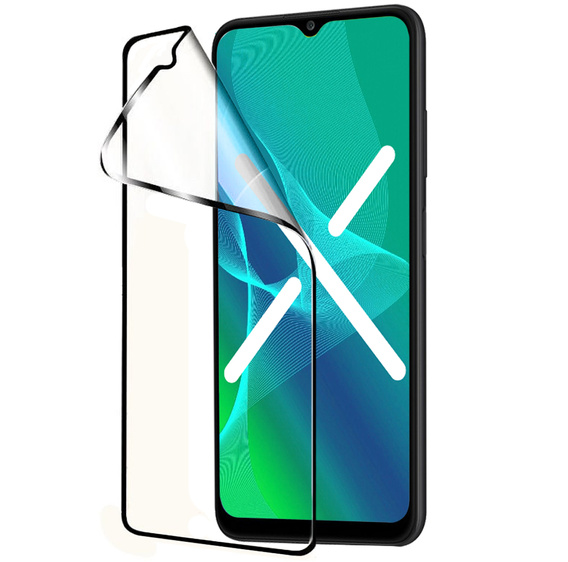 Szkło Hybrydowe 5D Full Glue Ceramic do Samsung Galaxy A22 / M22 4G / LTE, Black