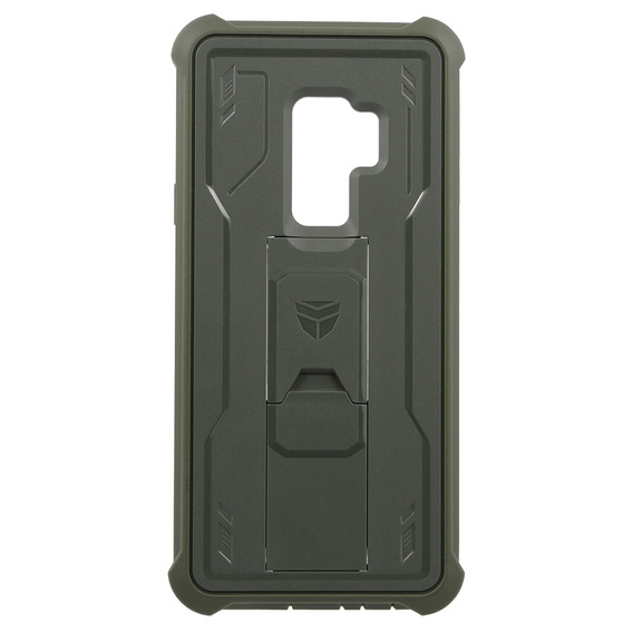 Etui pancerne do Samsung Galaxy S9 Plus, Dexnor Full Body, zielone