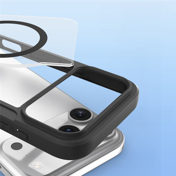 Etui Dux Ducis do iPhone 17 Pro, Skin X Pro,  z klapką, do MagSafe, czarne