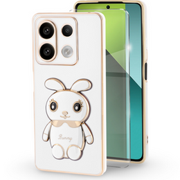 Etui do Xiaomi Redmi Note 13 Pro 5G, Rabbit, białe + Szkło Hartowane 9H
