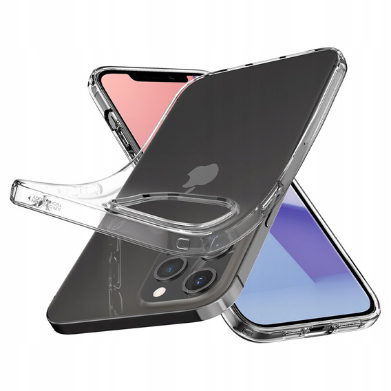 Etui Spigen do iPhone 12/12 Pro, Liquid Crystal, przezroczyste