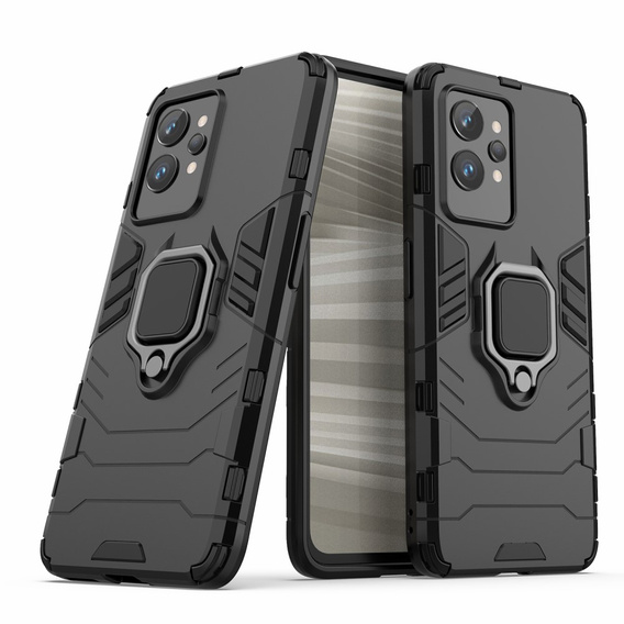 Etui do Realme GT2 Pro, Kickstand Ring, czarne