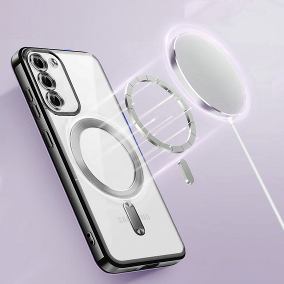 Etui do Samsung Galaxy S23 Plus, Electro MagSafe, czarne + Szkło na ekran