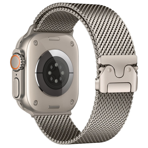 Bransoleta do Apple Watch 1/2/3/4/5/6/7/8/9/10/11/SE Ultra 1/2/3 42/44/45/46/49mm, Tytanowa