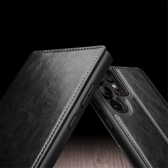 Etui QIALINO Leather Wallet z klapką do Samsung Galaxy S24 Ultra