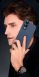 Etui Matt TPU do Samsung Galaxy S25 Edge, pokrowiec ochronny – niebieski