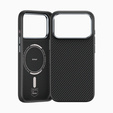 Etui BENKS Kevlar Armor PRO Carbon Fiber 600D A069 do MagSafe do iPhone 17 Pro