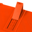 Etui silikonowe do Xiaomi Redmi Pad SE 11", Impact, pancerne, pomarańczowe