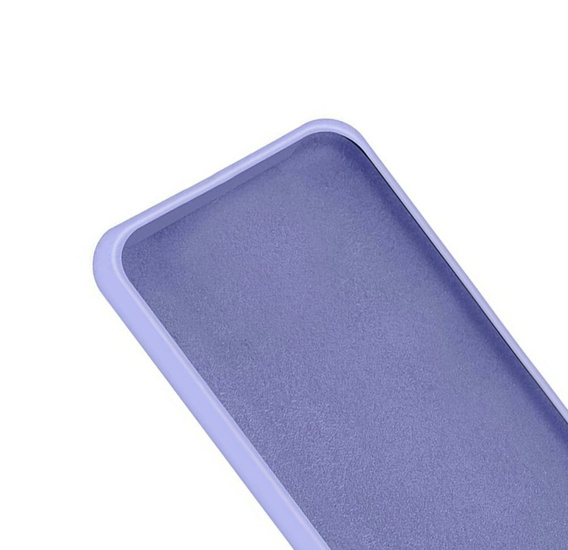 Etui do Realme 8 / 8 Pro, Silicone Lite, lawendowe
