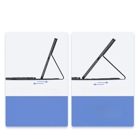 Etui z klawiaturą do Xiaomi Pad 7 / 7 Pro, Dux Ducis TK Series, czarne