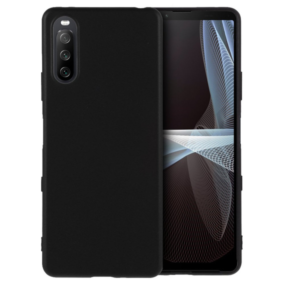 Etui do Sony Xperia 10 III, Silicone Lite, czarne