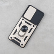 Etui pancerne do Motorola Edge 40, CamShield Slide, złote