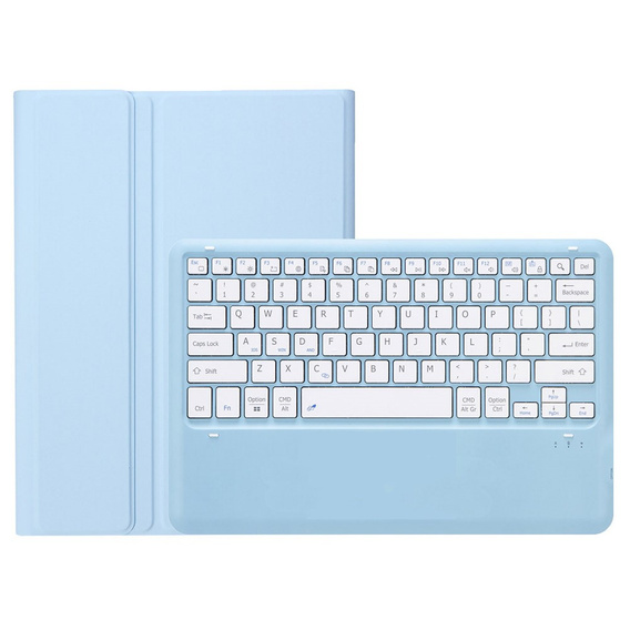 Etui z Klawiaturą Bluetooth do Samsung Galaxy Tab S10 FE+ X620 / X626B - niebieskie