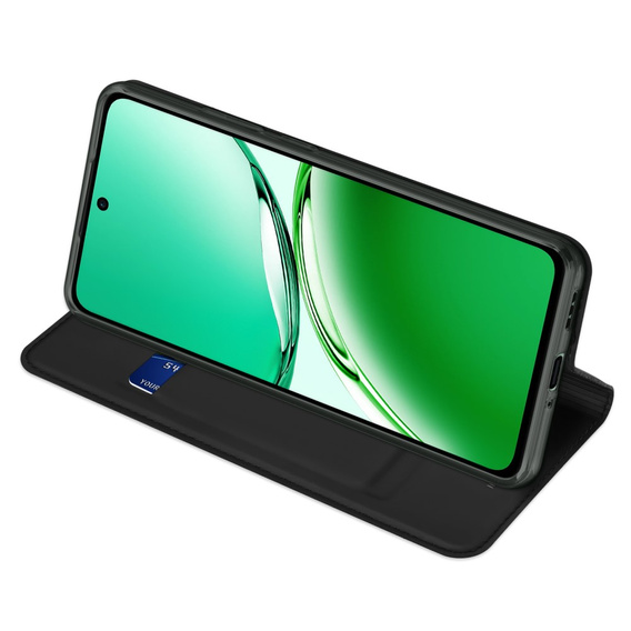 Etui Dux Ducis do Oppo Reno 12F / Oppo Reno 12FS, Skinpro, czarne