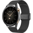 Bransoleta + Etui z osłoną na ekran do Huawei Watch GT 4 41mm, Czarna