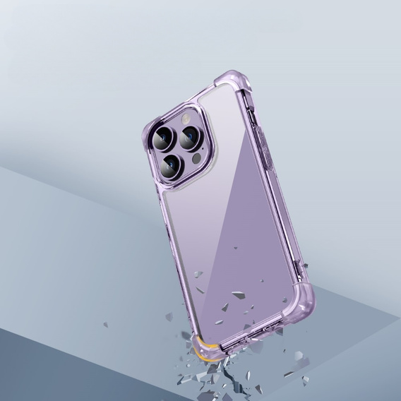 Etui do iPhone 13 Pro, ERBORD CornerShield, fioletowe