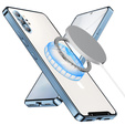 Etui z ochroną aparatu do Samsung Galaxy Note 10+ Plus, CamShield MagSafe, przezroczyste / niebieskie