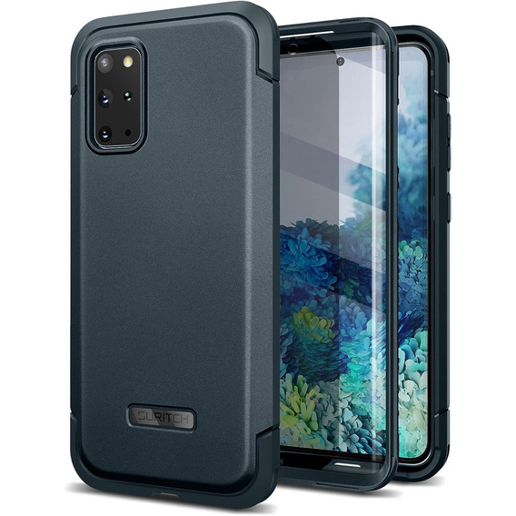 Etui do Samsung Galaxy S20+ Plus, Suritch Basic (Two Frames), niebieskie