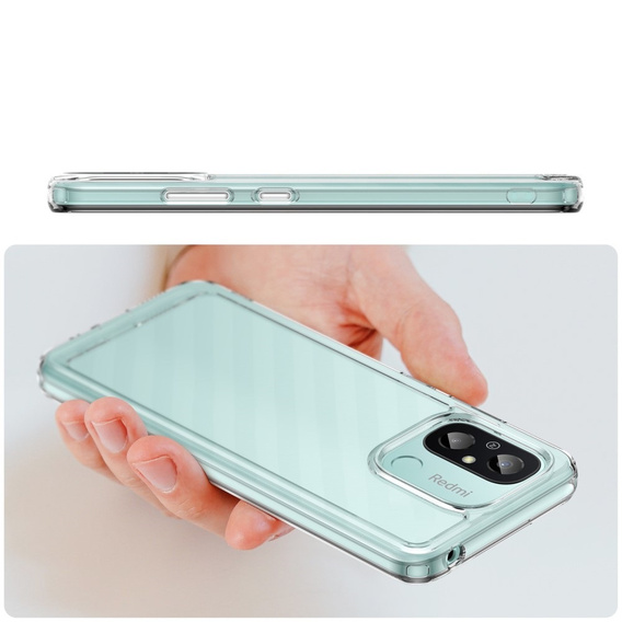 Etui do Xiaomi Redmi 12C, Fusion Hybrid, przezroczyste