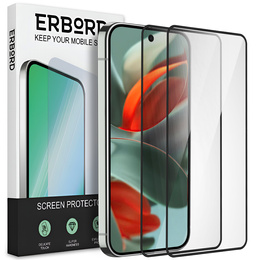 2x Szkło Hartowane ERBORD 3D do Google Pixel 9 / 9 Pro – ochrona całego ekranu