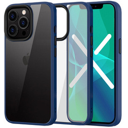 Etui do iPhone 13 Pro, ERBORD Hybrid Case, niebieskie