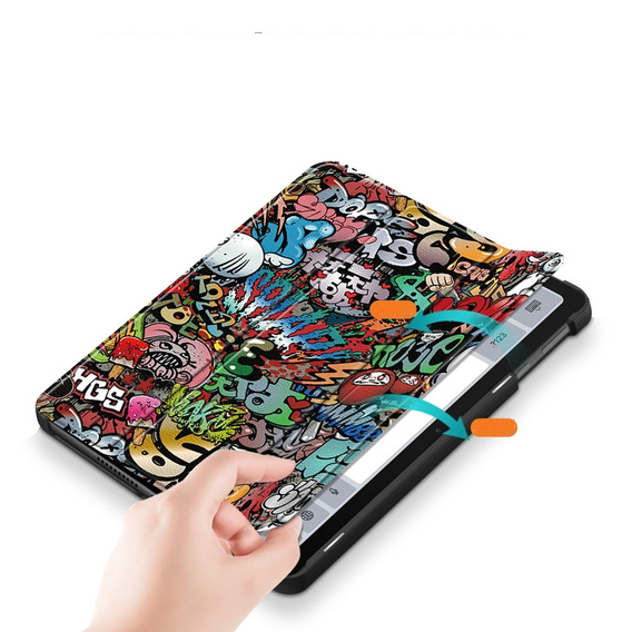 Etui do Huawei MatePad SE 10.4 2022, Smartcase, graffiti