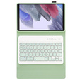 Etui z klawiaturą do Samsung Galaxy Tab A7 Lite 8.7 T220 / 225, jasnozielone