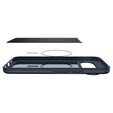 Etui Spigen do Google Pixel 10/10 Pro, Thin Fit Mag MagSafe, Metal Slate