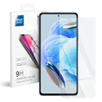 Zestaw Etui do Xiaomi Redmi Note 12 Pro 5G / POCO X5 Pro 5G, AntiDrop Hybrid przezroczyste z czarną ramką + szkło