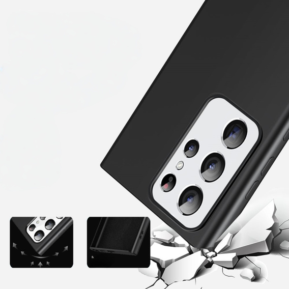 Etui do Samsung Galaxy S24 Ultra, Silicone MagSafe, czarne