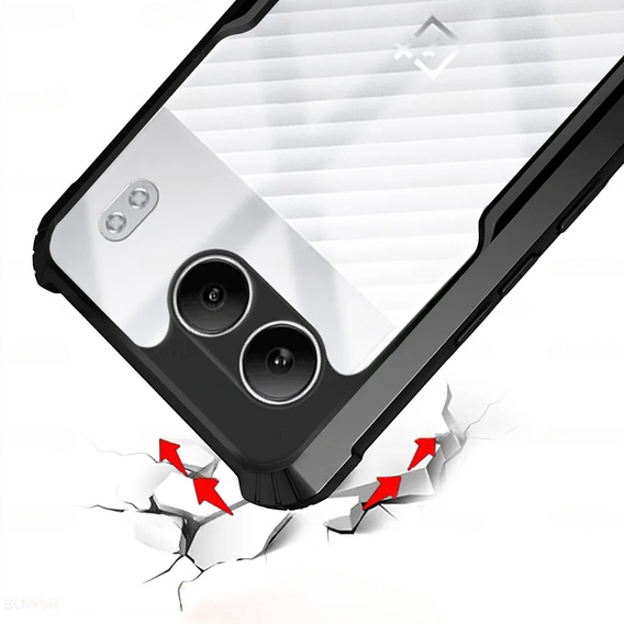 Etui do OnePlus Nord 4, AntiDrop Hybrid, czarne