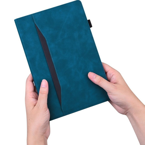 Etui do Samsung Galaxy Tab S8 Ultra, Classic, z miejscem na rysik, niebieskie