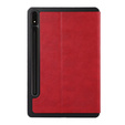 Etui do Samsung Galaxy Tab S9 FE+ Plus, Smartcase z miejscem na rysik, czerwone