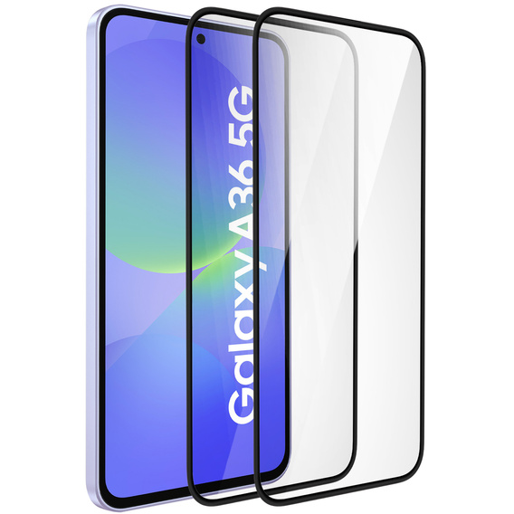 2x Szkło Hybrydowe ERBORD Ceramic do Samsung Galaxy A36 5G – elastyczna ochrona bez stresu