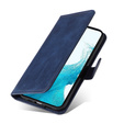 Etui z klapką do Samsung Galaxy A34 5G, Leather Wallet, granatowe