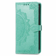 Etui z klapką do Oppo A60, Mandala, zielone