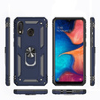 Etui pancerne do Samsung Galaxy A20E, Nox Case Ring, niebieskie