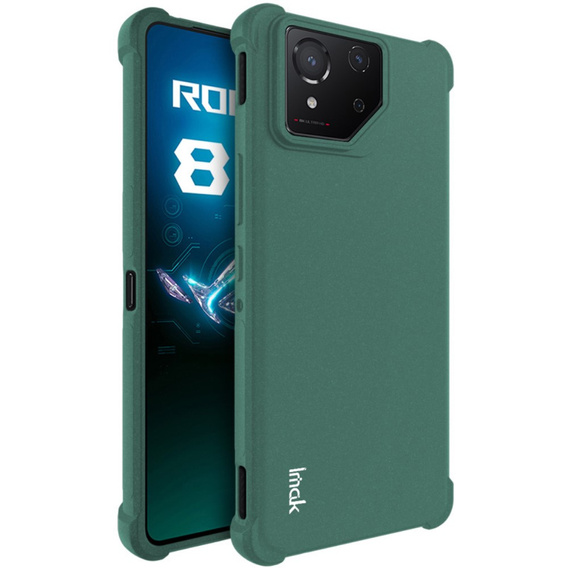 Etui IMAK do ASUS ROG Phone 8 Pro, Dropproof, zielone