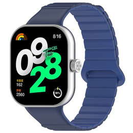 Pasek Silikonowy do Xiaomi Redmi Watch 4 / Xiaomi Smart Band 8 Pro / Xiaomi Smart Band 9 Pro, Granatowy